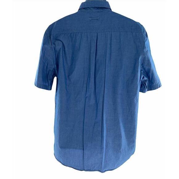 Boston Traders Shirt Mens 2XL Short Sleeve Chest Pocket Button Up Casual Preppy - Picture 2 of 7